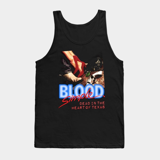 Blood Simple Design Tank Top by HellwoodOutfitters